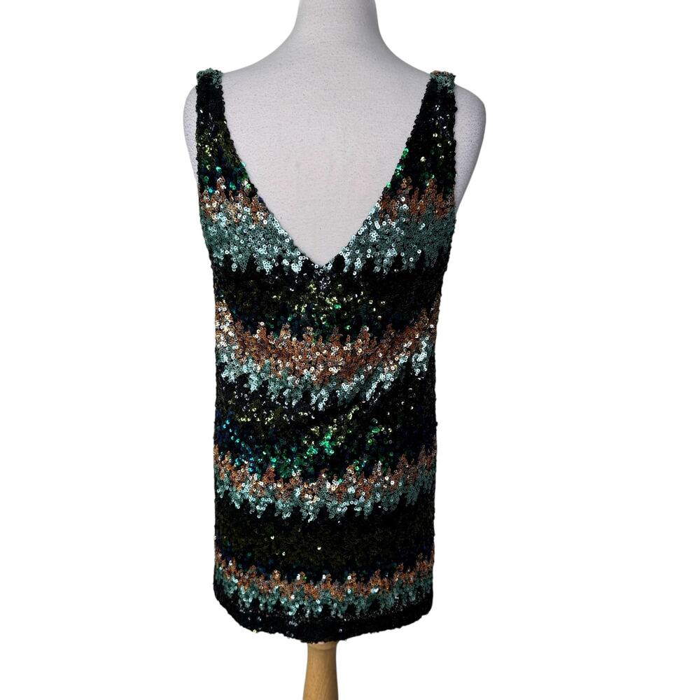 Sezane BRIDGET DRESS SEQUINS 80S Size 40/ large / US8